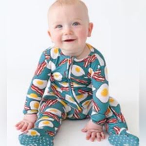 Posh peanut bacon and eggs footies newborn